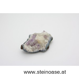 Amethyst Stück mit Calcit